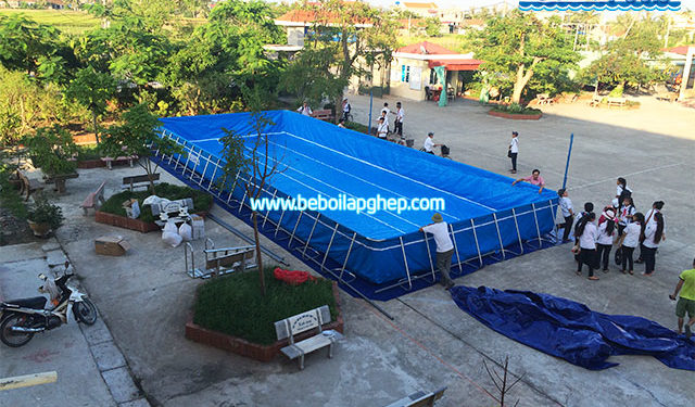 bể bơi trường học