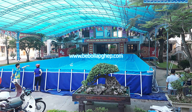 bể bơi trường học