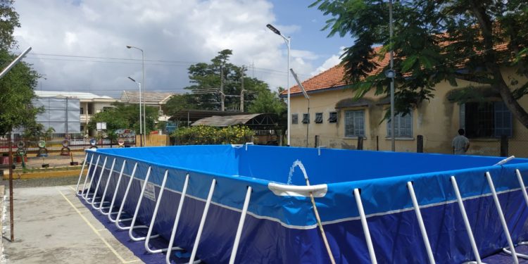 bể bơi trường học lắp ráp
