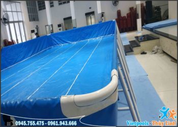 Bể bơi di động lắp ghép thông minh dạy bơi