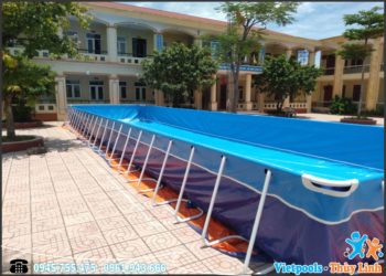 Bể bơi di động lắp ghép thông minh dạy bơi