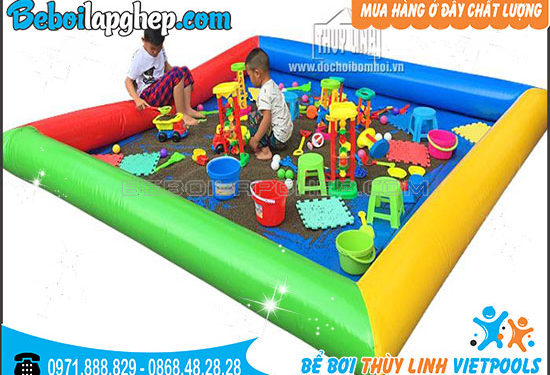 bể bơi xúc cát