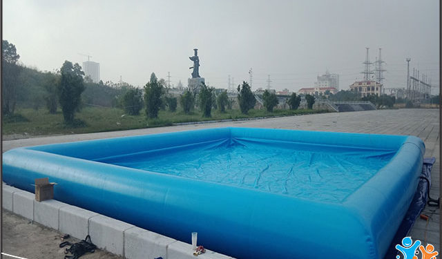 bể phao bơm hơi