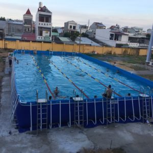 Hồ Bơi Lắp Ghép Quân Đội Việt Nam 12,6m x 24,6m