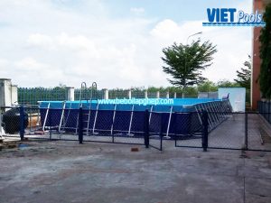 Bể Bơi Trường Học Lắp Ghép 6,6m x 15,6m