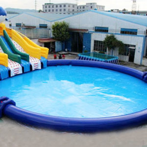 bể phao tròn bơm hơi