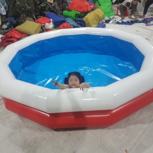 bể phao 2 tầng bơm hơi