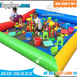 Bể Bơi Xúc Cát Cho Bé 3m x 3m x 0,3m