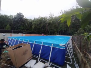 Hoàn Thành Dự Án Bể Bơi Lắp Ghép 8mx20m Tại Xã Minh Hòa-Dầu Tiếng-Bình Dương 4