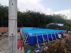 Hoàn Thành Dự Án Bể Bơi Lắp Ghép 8mx20m Tại Xã Minh Hòa-Dầu Tiếng-Bình Dương 3